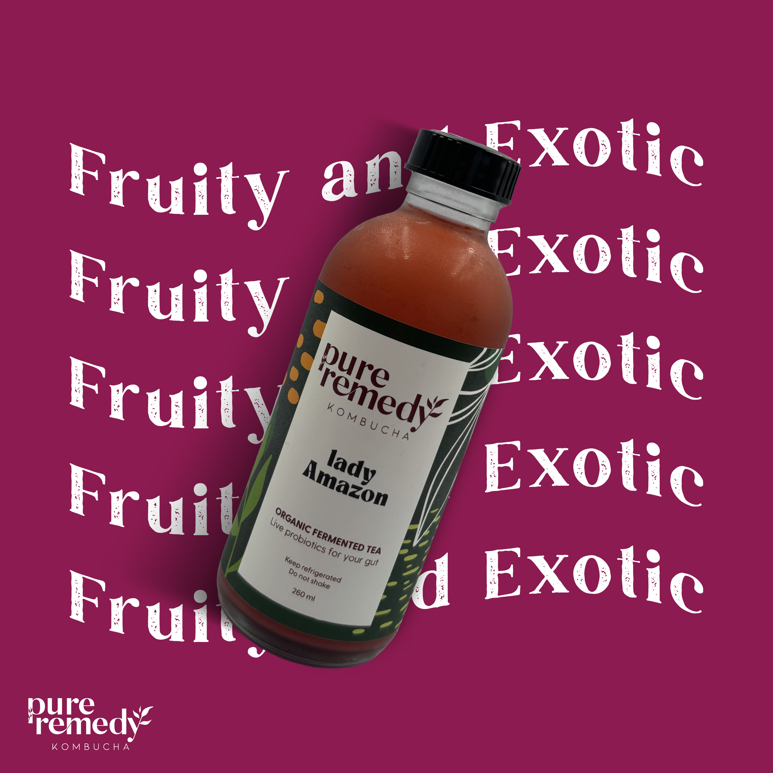 Pure Remedy | Organic Kombucha | Lady Amazon